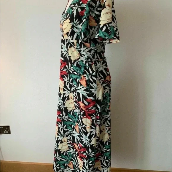 Brave Soul Lorraine Floral Maxi Dress Multicolour Size S - Picture 5 of 6
